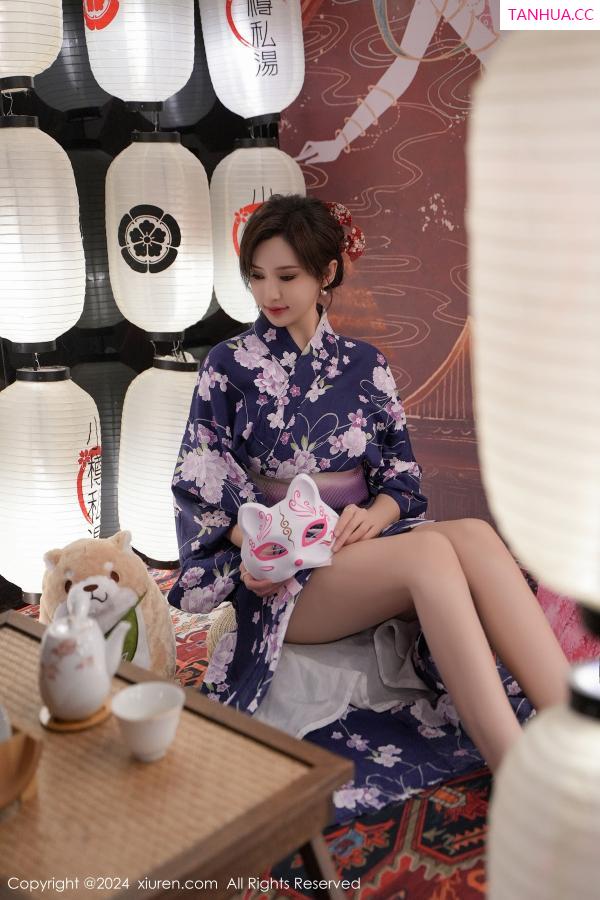 周妍希 奶瓶土肥圆 [XiuRen]高清写真图 2024.01.17 No.7975 Carol周妍希 和服美臀第13张图片